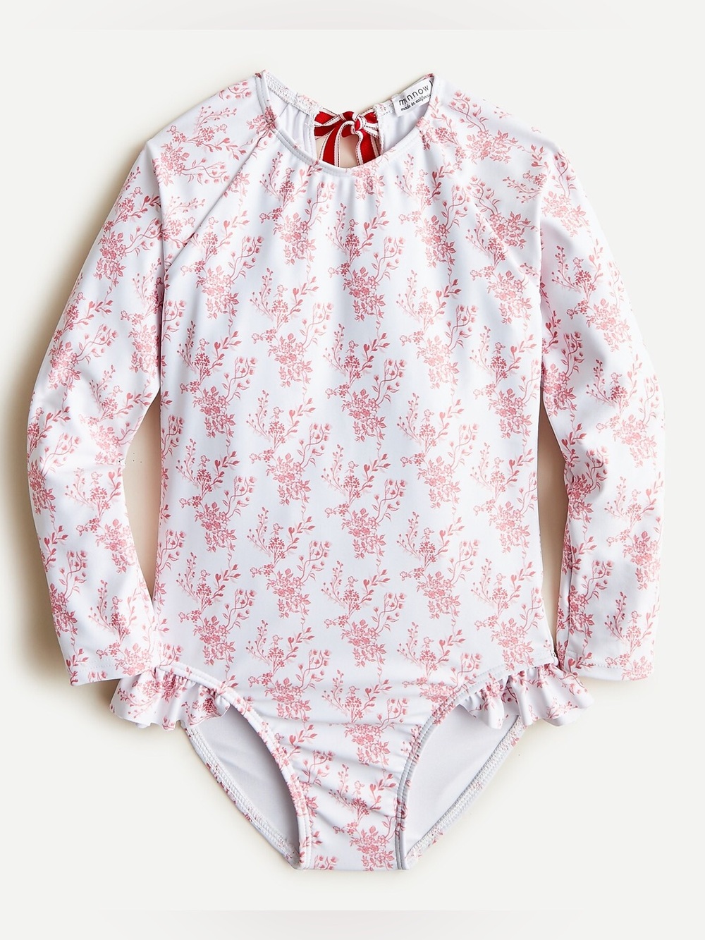 Minnow Rashguard One Piece Nantucket Floral 3/4T
